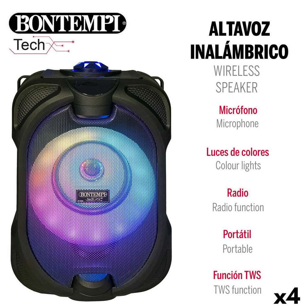 Altoparlante con Microfono Karaoke Bontempi 4 Unità