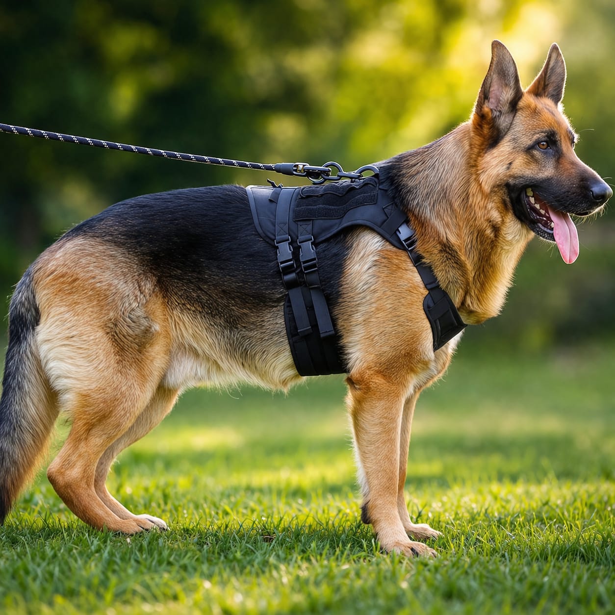 Pettorina Cane Tattica Anti Tiro con Maniglia | Resistente, Regolabile, Porta Oggetti