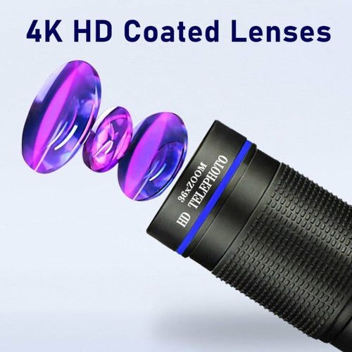 Kit Lenti Smartphone 36X con Treppiede - Fotografia Professionale Mobile