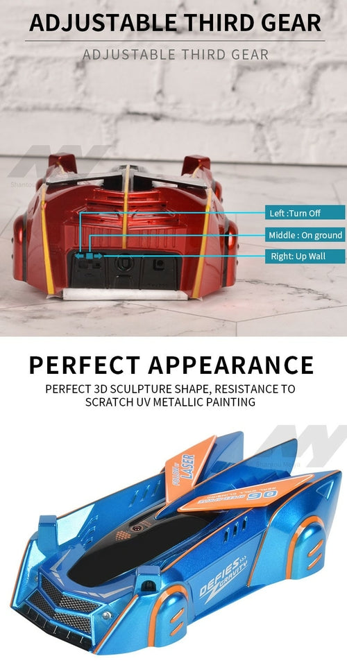 Macchina Acchiappa-Muri a Infrarossi - Auto Giocattolo Stunt Regalo Natale Bambini