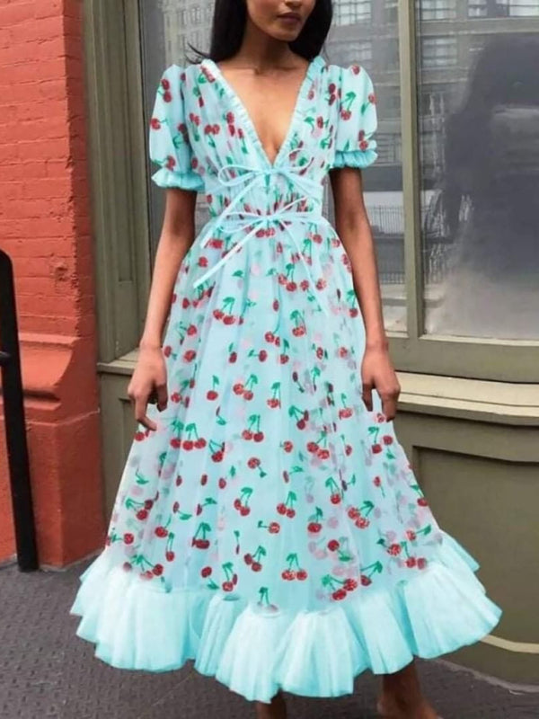 Abito Lungo Plissettato con Paillettes Bicolore - Elegante Sera