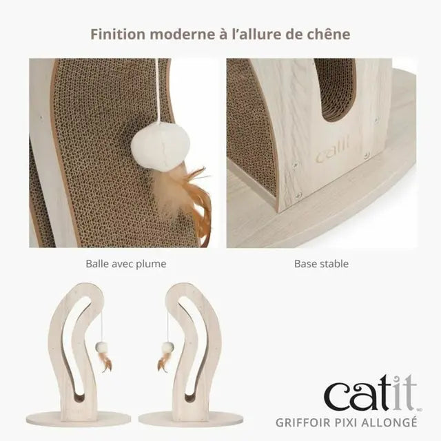 Tiragraffi Moderno per Gatti - Stabile, Robusto e di Design