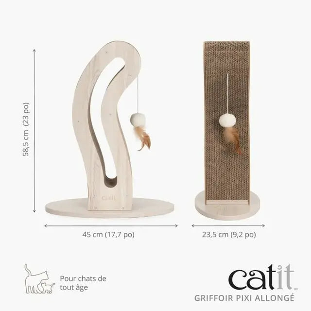 Tiragraffi Moderno per Gatti - Stabile, Robusto e di Design